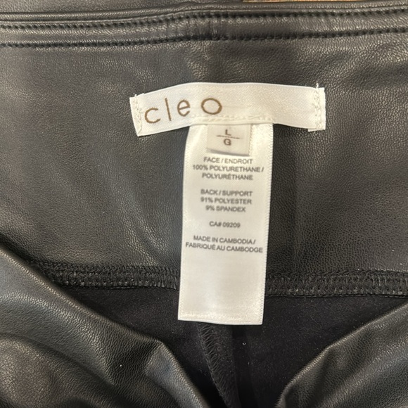 Black Faux-Leather Pant - Picture 3 of 3